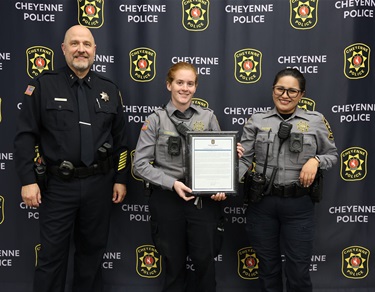 Unit Citation - CSO Leydy Peden, CSO Sabryna Schaffer