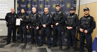 Unit Citation - Officer Cameron Artzer, Officer Lucas Bray, Officer Colin Brengman, Officer Ethan Cox, Officer Colten Frost, Officer Talmage Peden, Officer Jakob Jones, Officer Marcus Hairston-Payton